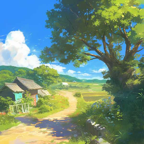 Landscape painting-Rural scenery 10