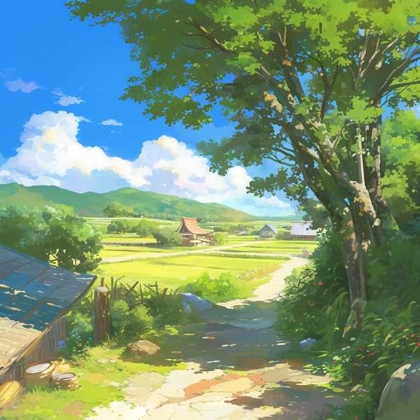 Landscape painting-Rural scenery 9