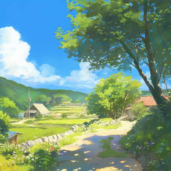 Landscape painting-Rural scenery 8