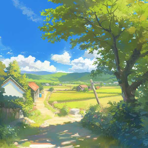 Landscape painting-Rural scenery 7