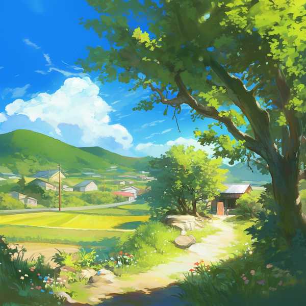 Landscape painting-Rural scenery 6