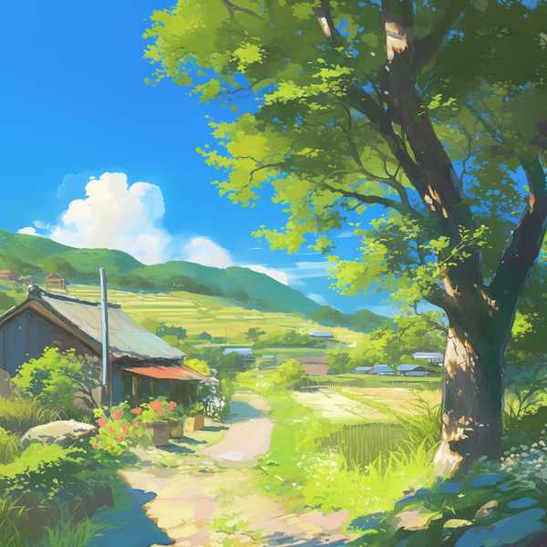 Landscape painting-Rural scenery 5