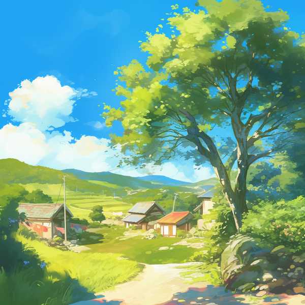 Landscape painting-Rural scenery 3