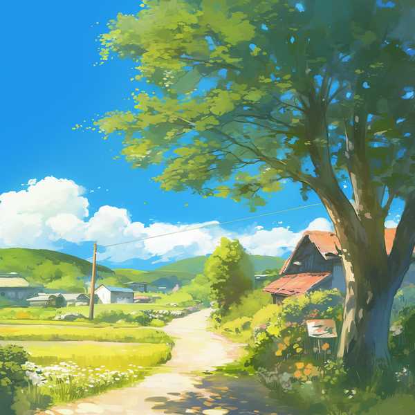 Landscape painting-Rural scenery 2