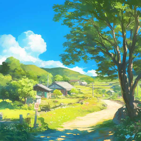 Landscape painting-Rural scenery 1