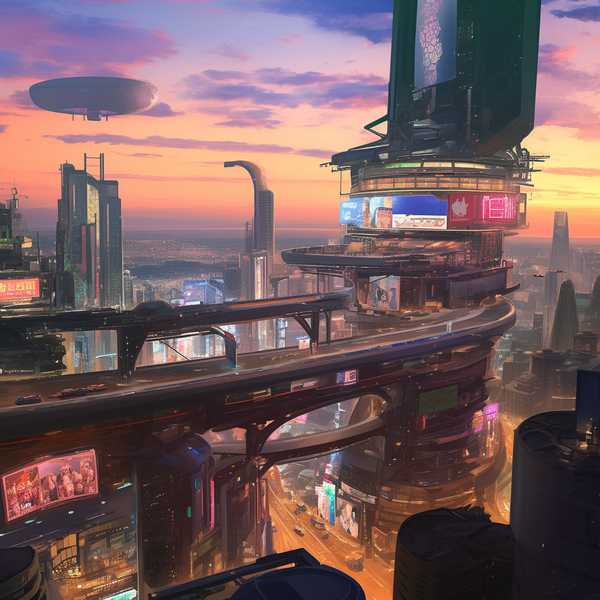 Fantasy Future Life City -Twilight of Future Cities 2