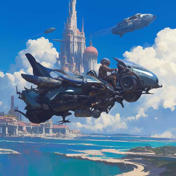 Imagining the City-Maritime flying car 2