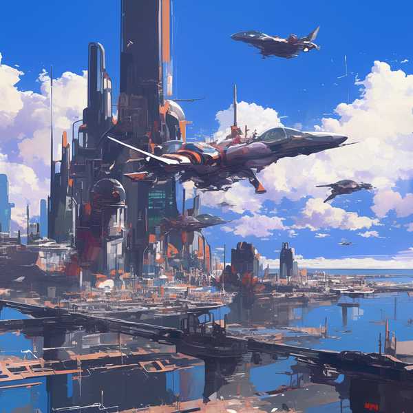  Fantasy Future City-Technology changes lives 8