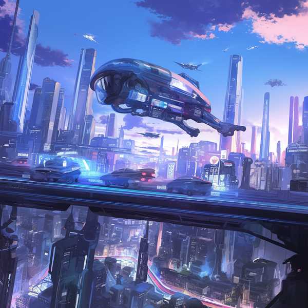 Fantasy Future Life City-The Changes of Technology in Future Life 5