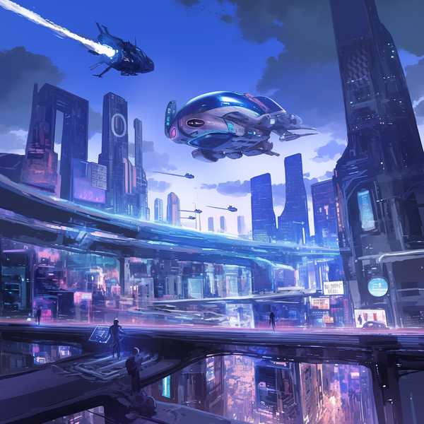 Fantasy Future Life City-Dreamy Speed 3D City Space Life 2