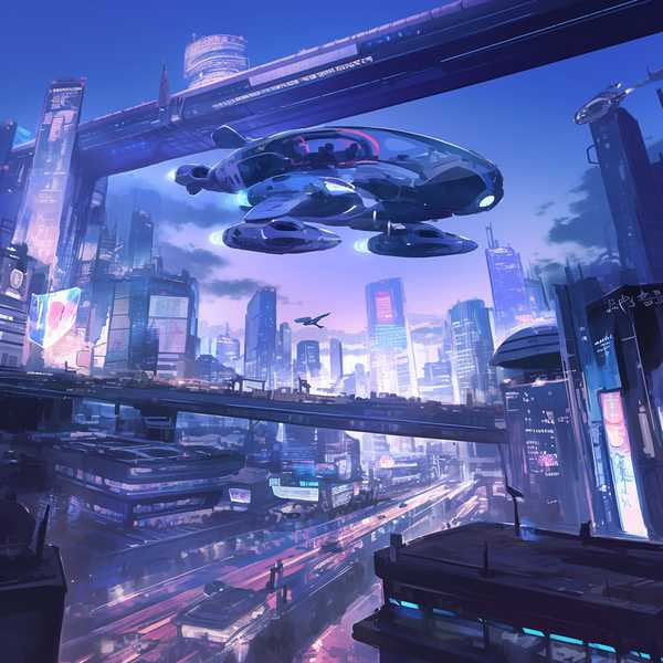 Fantasy Future Life City-The Changes of Technology in Future Life 3