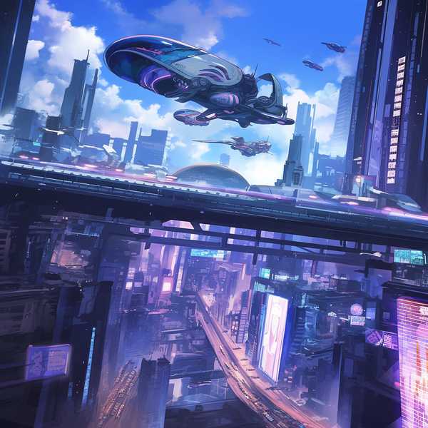 Fantasy Future Life City-The Changes of Technology in Future Life 2