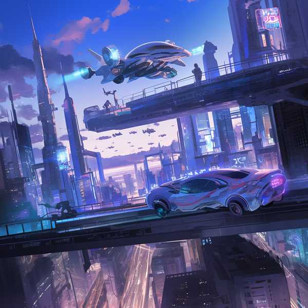 Fantasy Future Life City-Technology changes lives 4