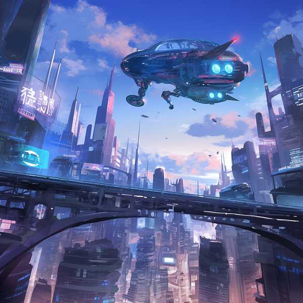 Fantasy Future Life City-Technology changes lives 3