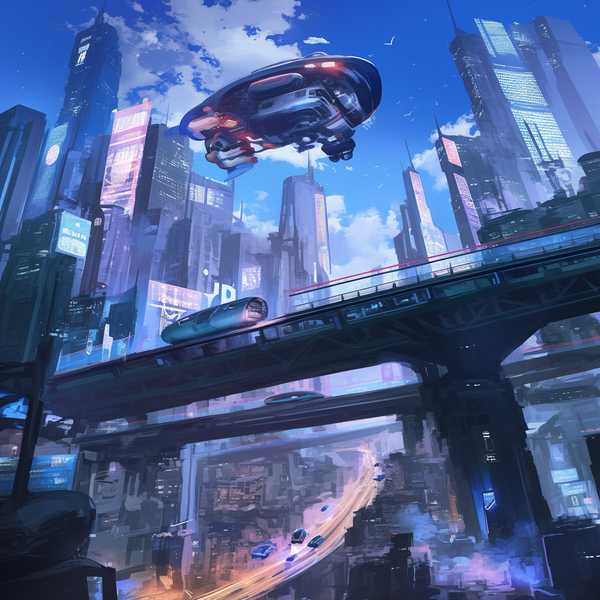 Imagining a Future Living City-Flying Cars and Micro Planes 3