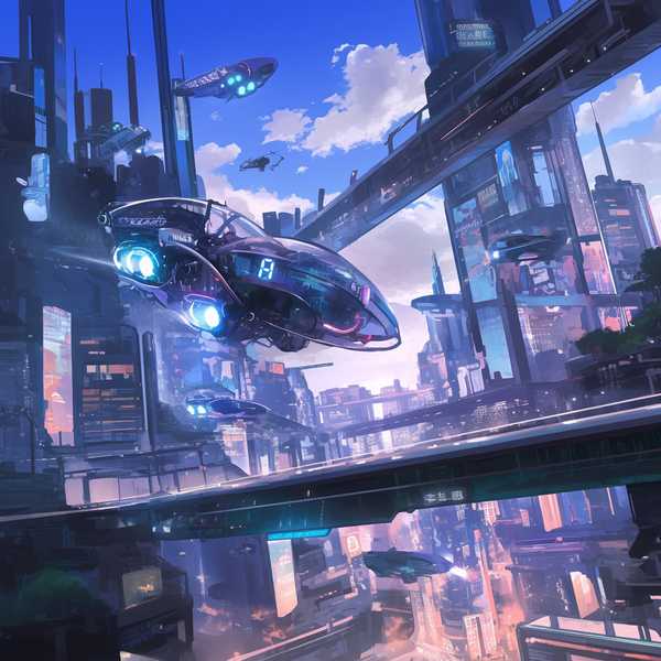 Imagining a Future Living City-Future flying cars and dream cities1